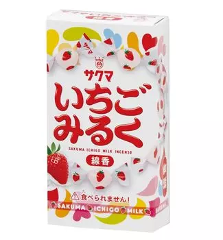 Мини-ароматическая палочка Kameyama Strawberry Milk, 50 г, для сотрудничества, прибл.