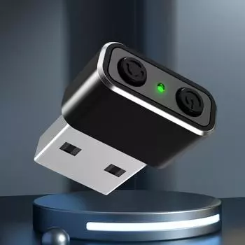 Мини-автоматическая мышь Jiggler Mover, незаметный USB-курсор с автоматическим перемещением, подключи и работай со световым индикатором включения/выключения для компьютера Wireless