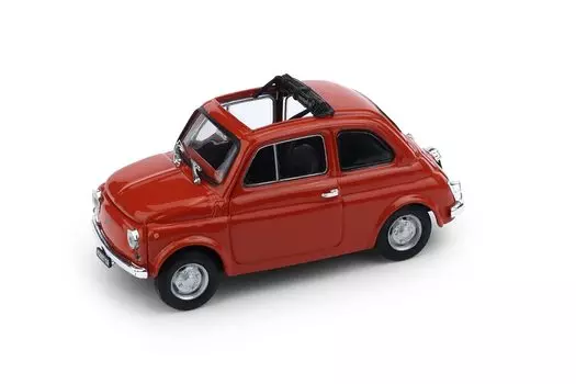 Мини-автомобиль Blum Fiat Cinquecento FIAT 500R 1972 года с открытым верхом 1/43 (красный) [Элемент] красный