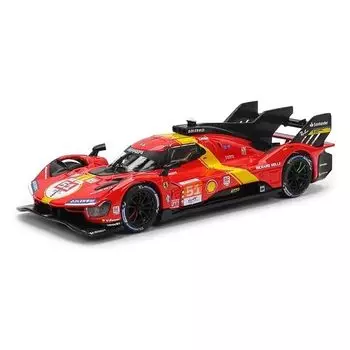 Мини-автомобиль BURAGO ferrari 1/43 Ferrari 499P #51 24-часовая гонка le mans 2023 Victory signature series [продукт]