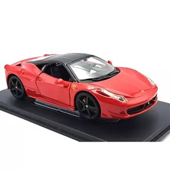 Мини-автомобиль Феррари 1/24 FERRARI 458 ITALIA 8C 2009 г. (красный) Сделано BURAGO [продукт]