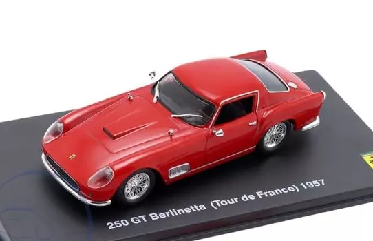 Мини-автомобиль Ferrari 250 GT Berlinetta 1957 года Ferrari Berlinetta Tour de France 1/43 (красный) [Элемент] красный