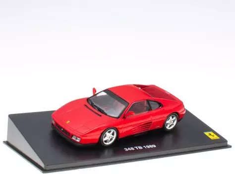 Мини-автомобиль Ferrari 348 TB 1989 с прозрачным корпусом 1/43 (красный) [элемент] красный