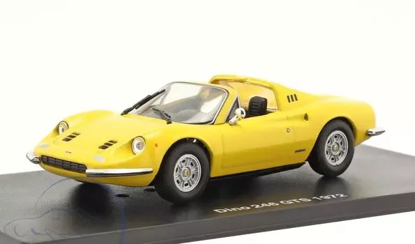 Мини-автомобиль Ferrari Dino FERRARI DINO 246 GTS SPIDER Open 1972 1/43 (желтый) [Элемент] жёлтый