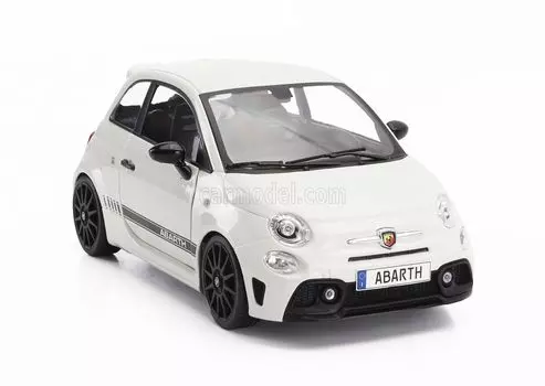 Мини-автомобиль FIAT 500 ABARTH SOLIDO FIAT NUOVA 500 ABARTH 595 2022 БЕЛЫЙ ЧЕРНЫЙ 1811301 1/18 1/18 [Товар]