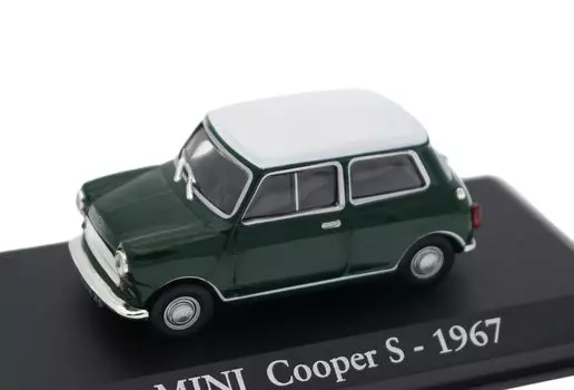 Мини автомобиль MINI Cooper COOPER S 1967 1/43 (зеленый) [элемент] зелёный