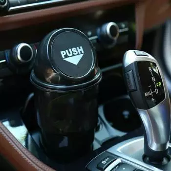 Мини-автомобильный мусорный бак, автоматический мусорный бак, коробка для мусора, ведро для хранения мусора, автомобильные аксессуары 1pcs красный