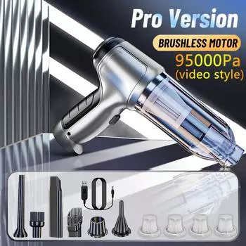 Мини-автомобильный пылесос, мощная чистящая машина, автомобильные аксессуары, домашний авто-робот, беспроводной пылесос, бытовая техника, сильное всасывание