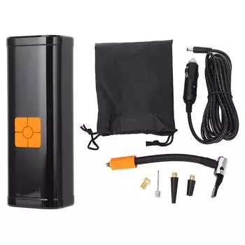 Мини-автомобильный воздушный насос портативный электрический 150PSI шинный насос с цифровым дисплеем светодиодный свет для колес M