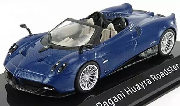 Мини-автомобиль Pagani Huayra PAGANI HUAYRA ROADSTER 2017 с прозрачным корпусом 1/43 (синий) [элемент] синий