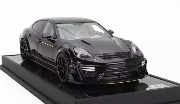 Мини-автомобиль Porsche Panamera MOTORHELIX PANAMERA MANSORY 2019 ЧЕРНЫЙ КАРБОН 1/18 1/18 MY18-PABK [предмет]