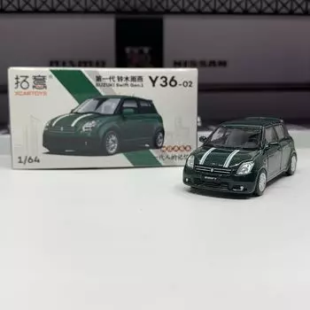 Мини-автомобиль Suzuki Swift 1/64 (Темно-зеленый) темно-зеленого