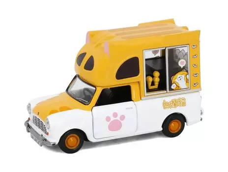Мини-автомобиль Tiny City Morris Mini Hong Kong Ice Cream Van LAN LAN CAT Diecast Mini Car 1/64
