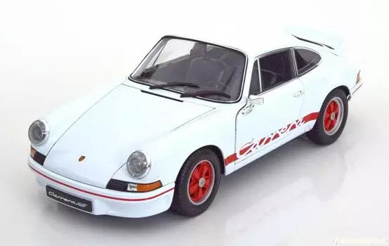 Мини-автомобиль Вилли Porsche 911 Carrera RS 1973 1/18 2.7 (Белый/Красный) [Элемент] белый
