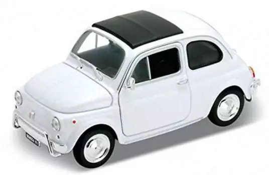 Мини-автомобиль Willie Fiat Cinquecento FIAT 500L 1968 года 1/24 (белый) [Элемент] белый