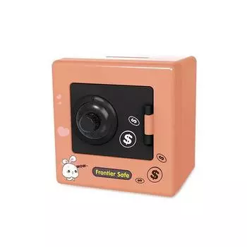 Мини Банк Копилка Ретро Вращающийся Пароль Наличные Монеты Коробка для Сбережений Банк Сейф Автоматический Депозит Банкноты Рождественский Подарок розовый