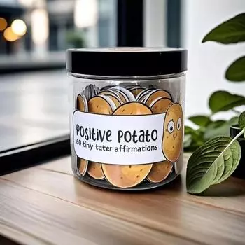 Мини-банка с карточками-утверждениями, позитивные карточки с маринованными огурцами для эмоциональной поддержки, 30/60 уникальных позитивных сообщений, декоративная банка для подарка от давления 30pcs,Cucumber of Cards