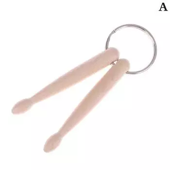 Мини-барабанные палочки, брелок, деревянные барабанные палочки, брелок для ключей, аксессуары для брелоков