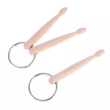 Мини-барабанные палочки, брелок, деревянные барабанные палочки, брелок для ключей, аксессуары для брелоков A