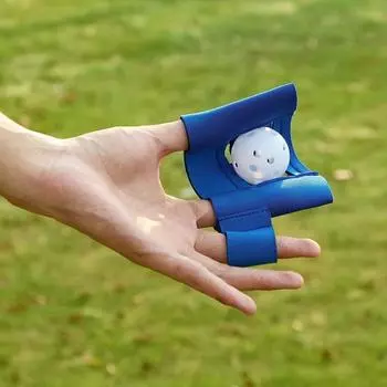 Мини-бейсбольные тренировочные перчатки, износостойкие, мягкие, легкие, мини-тренировочные перчатки для правой и левой руки, оборудование синий