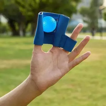 Мини-бейсбольные тренировочные перчатки, износостойкие, мягкие, легкие, мини-тренировочные перчатки для правой и левой руки, оборудование синий