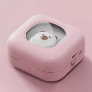 Мини-бесчернильный принтер для наклеек, совместимый с Bluetooth, портативный с термобумагой, беспроводной фотопринтер для карманного принтера IPhone/iOS