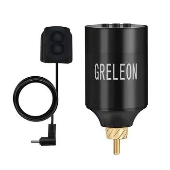 Мини беспроводной блок питания для татуировки RCA-интерфейс портативный аккумулятор для быстрой зарядки для роторной ручки-машинки для татуировки красный