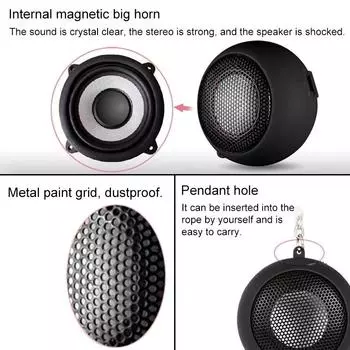 Мини беспроводной Bluetooth-динамик, компактное устройство с насыщенным звуком, используемое для семейных посиделок и небольших собраний