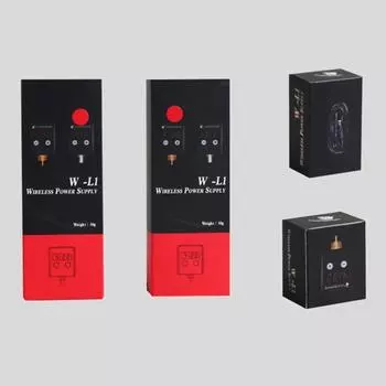 Мини-беспроводной источник питания татуировки для тату-машин DC/RCA RCA-1pcs
