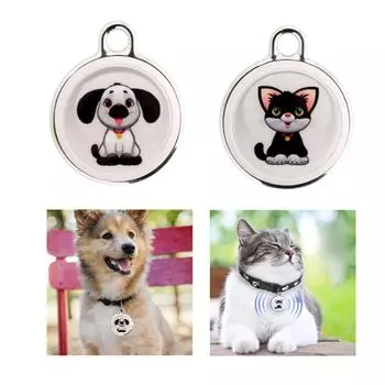 Мини беспроводной Pet Hidden Smart Anti Lost Tracking Device с приложением для собак, кошек, ошейников, аксессуаров для домашних животных