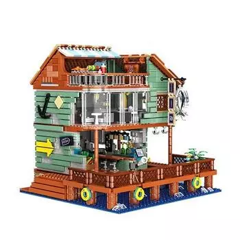 Mini Block Beach Hot Place Restaurant (00423LI)