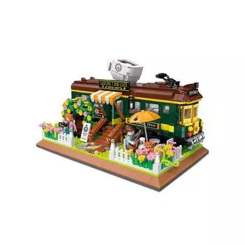 Mini Block Flower Garden Cafe (DZ6002LI)