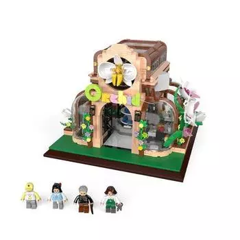 Mini Block Orchid House (00419LI)