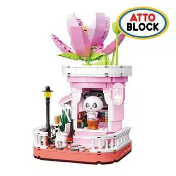 Mini Block Panda Shop Lotus (663012-4LI)