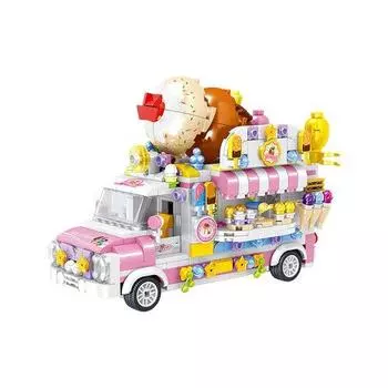 Mini Block Pink Eye Truck (00888LI)
