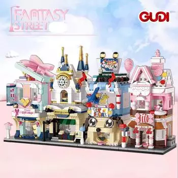 Мини-блоки, детские строительные игрушки, головоломки, уличные девушки, праздничный подарок, домашний декор 51001 51002 51003 51004