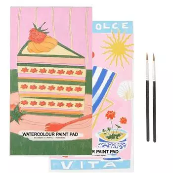 Мини-блокнот для рисования, мини-блокнот для акварели, альбом для акварели, мини-блокнот для акварели, симпатичная карманная книга для акварели A-19*8cm