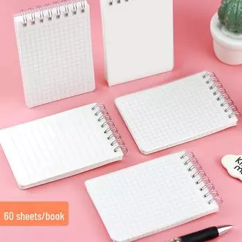 Мини-блокнот из матового прозрачного полипропилена, складывающийся вверх, с настраиваемым логотипом Blank flip book-02