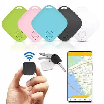 Мини Bluetooth 5.0 Трекер Устройство AntiLost Круглый Кошелек для Детей и Домашних Животных Сумка Отслеживание Умный Локатор Finder белый