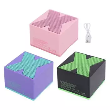 Мини Bluetooth-динамик, настольный Hi-Fi стереодинамик, беспроводной портативный динамик для мужчин, женщин, мальчиков, девочек Black