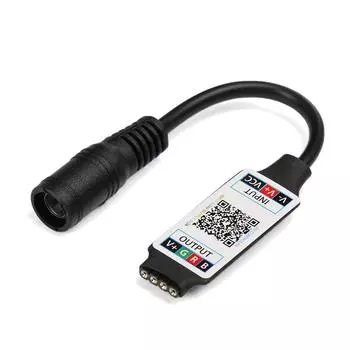 Мини Bluetooth-совместимый контроллер беспроводной смартфон приложение управление DC 5V 12V 24V 6A для RGB светодиодной ленты повседневные аксессуары