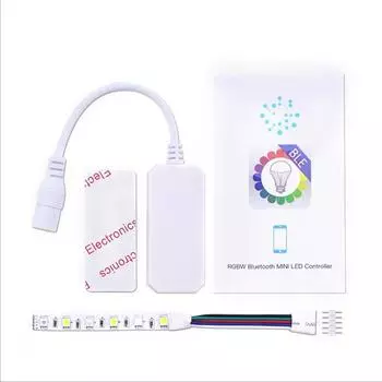Мини Bluetooth/Wifi светодиодный контроллер и пульт дистанционного управления для светодиодной ленты 5050 3528 RGB/RGBW 210 * 23.5mm
