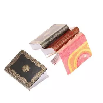 Mini Boek Livre тетради модель игрушки миниатюрные предметы вещи кукольный домик мебельные аксессуары для Барби Ob11 Bjd 1/12 кукольный дом