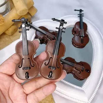 Мини-боковая заколка, креативные заколки для волос в виде скрипки для женщин и девочек, заколки для волос, аксессуары для волос, головные уборы, косплей, декор, подарок