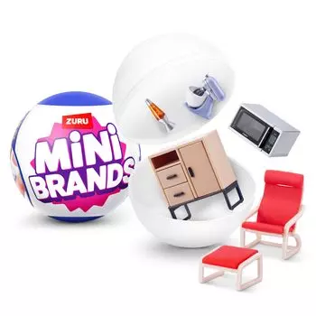 Mini Brands Series Mystery Collectible Miniature Surprise Home with Collectible Blind Home Themed Collectibles Home, 1, Фигурки, Миниатюры, Упаковка, (1