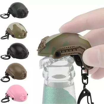Мини-брелок для быстрого шлема, походный кемпинг, открывалка для бутылок, открывалка, манекен в форме шлема, игрушка, украшение, подарок, уличный инструмент A