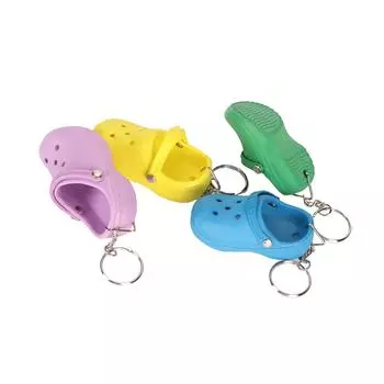 Мини-брелок для обуви с отверстием, декоративный легкий многоразовый милый брелок для сумки, рюкзака, автомобиля