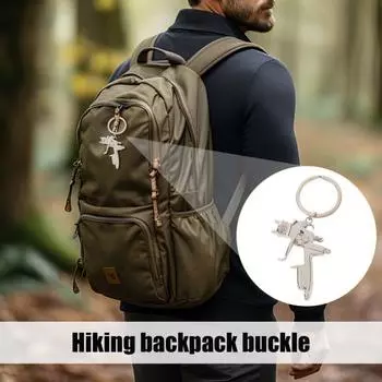 Мини-брелок из цинкового сплава, прочный держатель для ключей, сумка для скалолазания, походов