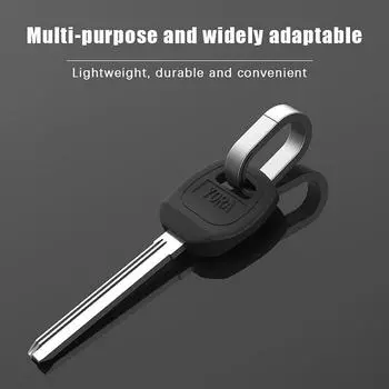 Мини-брелок из титанового сплава, пряжка, универсальный шарнир, вспомогательное кольцо, соединение, байонетное кольцо, индивидуальность, креативность 1.6*1.1cm