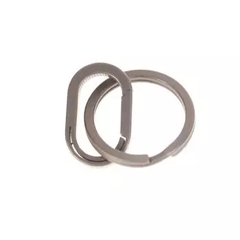 Мини-брелок из титанового сплава, соединительная пряжка, универсальное шарнирное вспомогательное кольцо серебряный